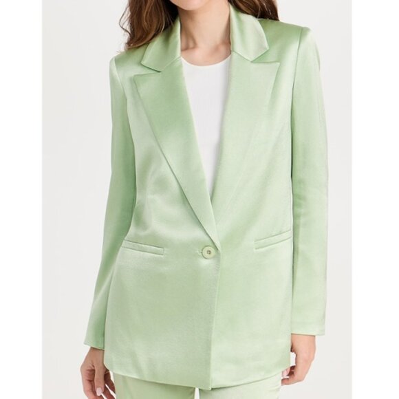 Alice + Olivia Light Denny Green tea Blazer - Picture 2 of 5